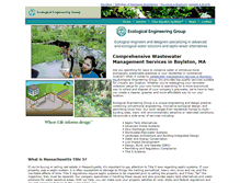 Tablet Screenshot of ecological-engineering.com